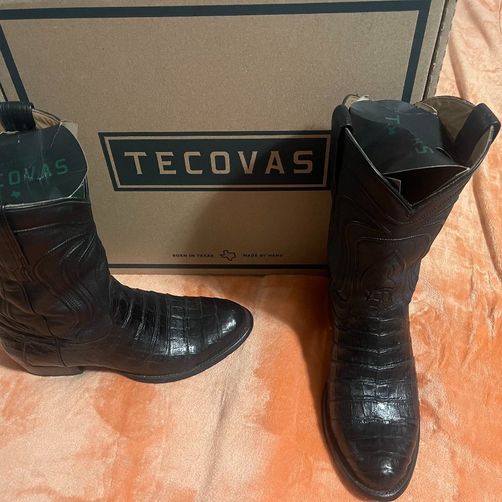 Tecovas - Dillon - Caimen - 9EE - Black